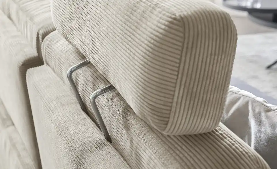 Max Schelling Ecksofa Maximum Move Feincord, Detailansicht