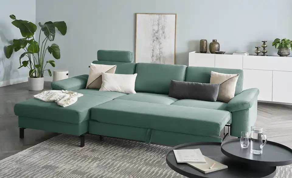 Max Schelling Ecksofa Maximum Move Feincord, Funktionsansicht