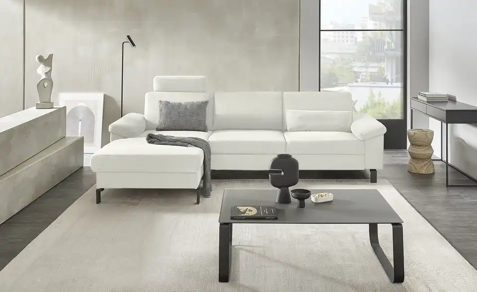 Max Schelling Ecksofa Maximum Move Feincord, in Wohnsituation