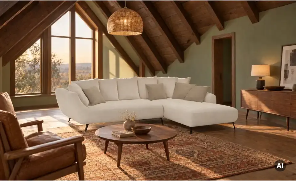 bobb Ecksofa Bellani III, in Wohnsituation
