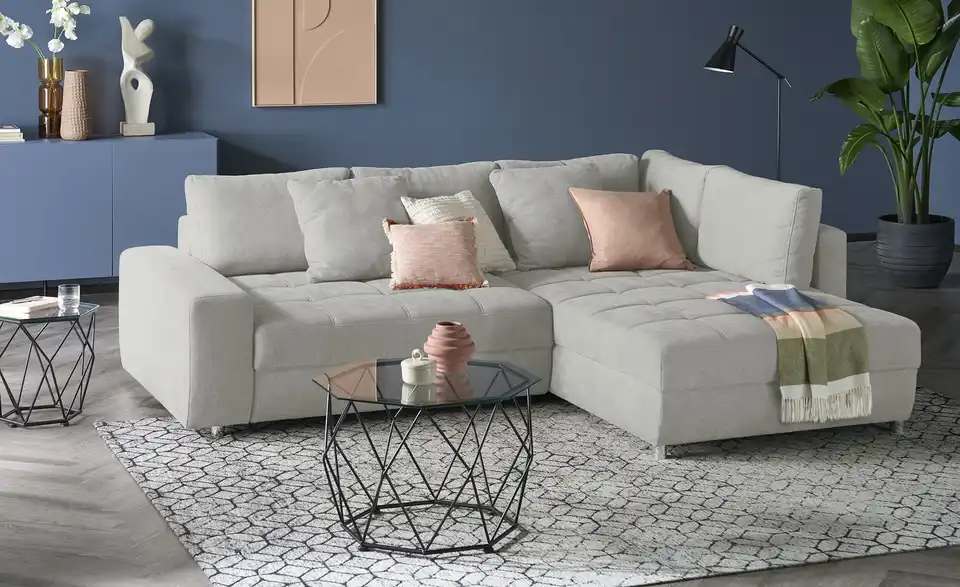 bobb Ecksofa Arissa de Luxe mit pflegeleichtem Bezug, Perspektive