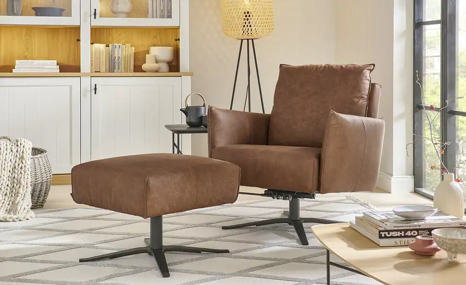 SCHÖNER WOHNEN Kollektion Drehhocker Lineo, in Wohnsituation