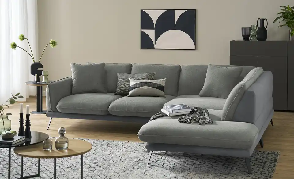 medium Ecksofa Romance, in Wohnsituation