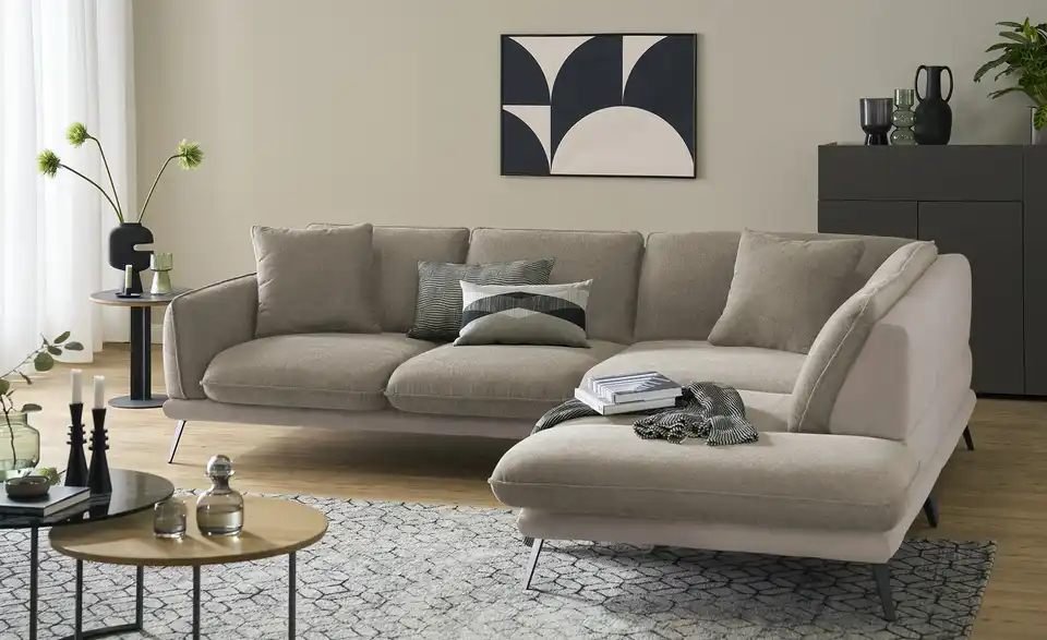 medium Ecksofa Romance, in Wohnsituation