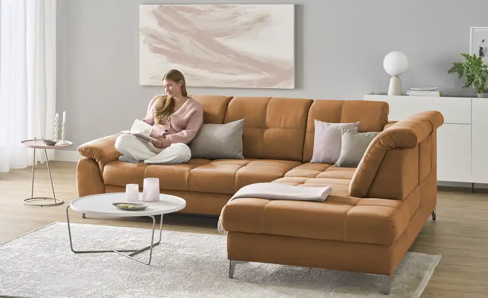 medium Ecksofa Planova II, in Wohnsituation