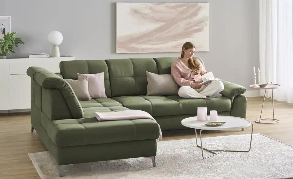 medium Ecksofa Planova II, in Wohnsituation