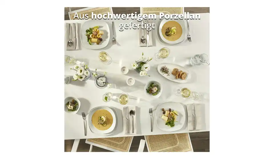 KHG Kombiservice, 62-teilig Tivoli, Bild mit Text