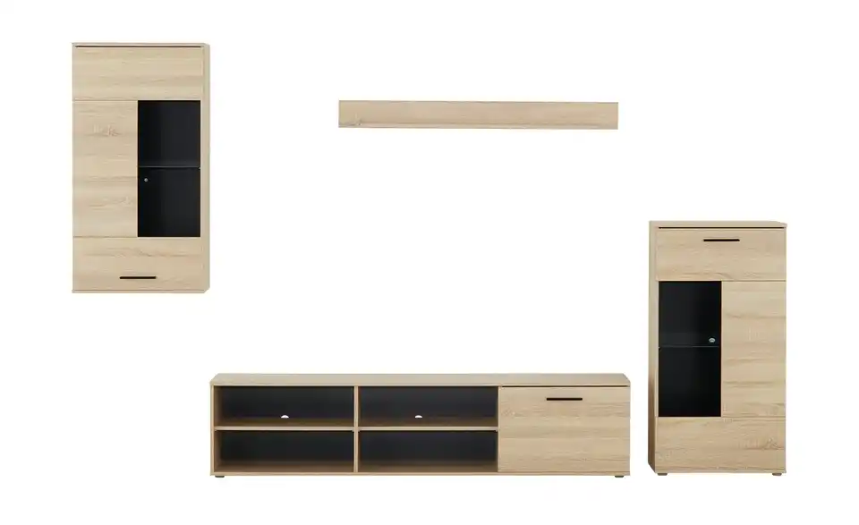 Wohnwand Pisa, Frontansicht