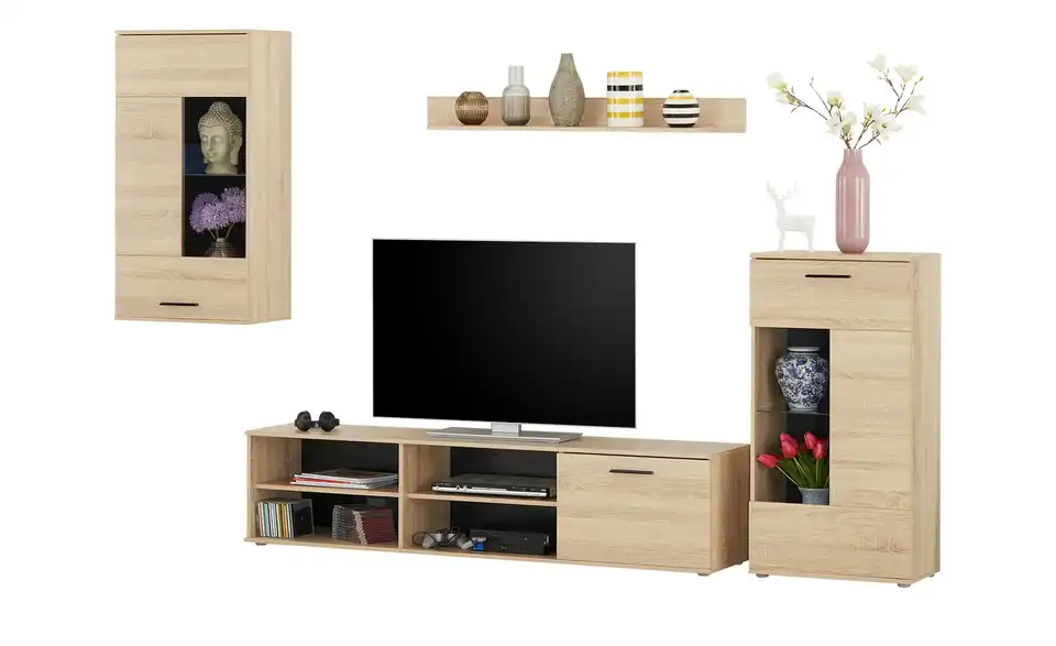 Wohnwand Pisa, Funktionsansicht