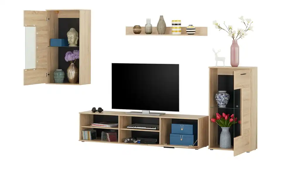 Wohnwand Pisa, Funktionsansicht