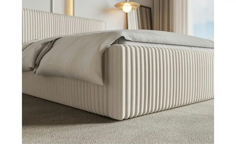 Selsey Polsterbett Tilio mit Bettkasten, in Wohnsituation