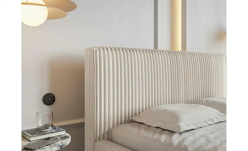 Selsey Polsterbett Tilio mit Bettkasten, in Wohnsituation