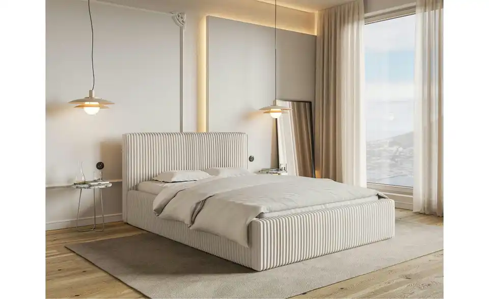 Selsey Polsterbett Tilio mit Bettkasten, in Wohnsituation