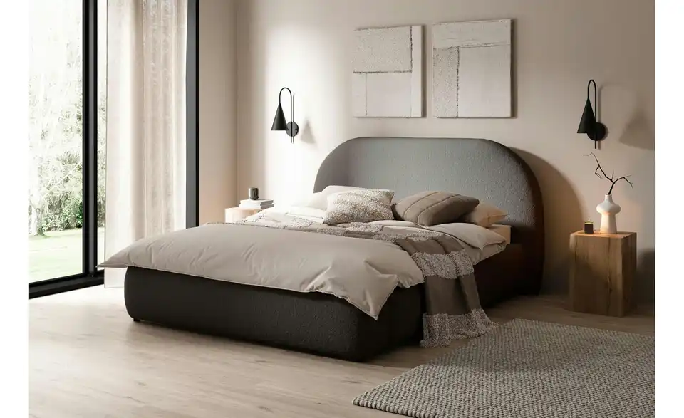 Selsey Polsterbett Ovo mit Bettkasten, in Wohnsituation