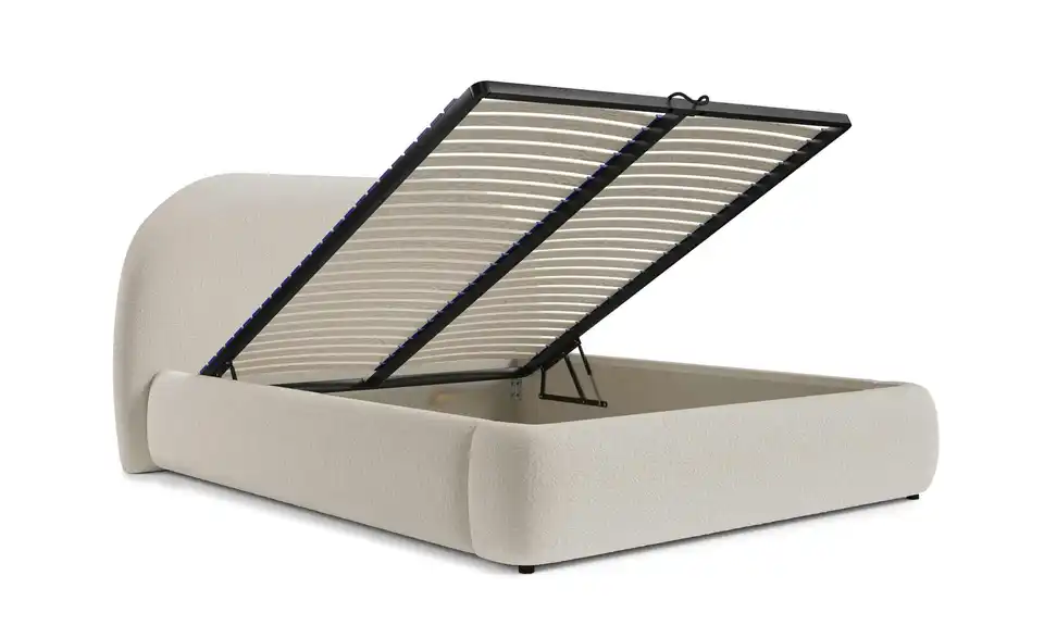 Selsey Polsterbett Ovo mit Bettkasten, Funktionsansicht