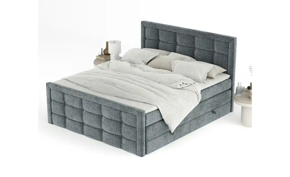 Boxspringbett mit Stauraum Ambrosia, in Wohnsituation