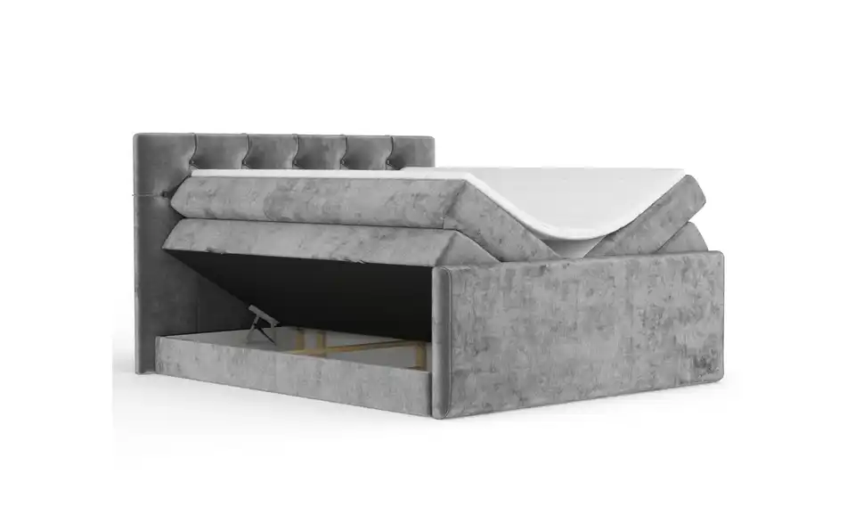 Boxspringbett mit Stauraum, Funktionsansicht