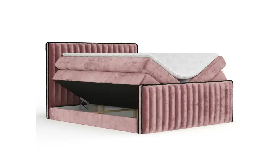 Boxspringbett mit Stauraum, Funktionsansicht