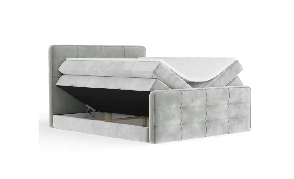 Boxspringbett mit Stauraum, Funktionsansicht