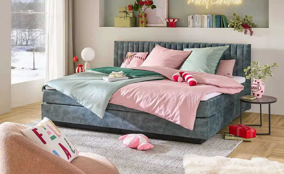 Boxspringbett Familienbett, in Wohnsituation