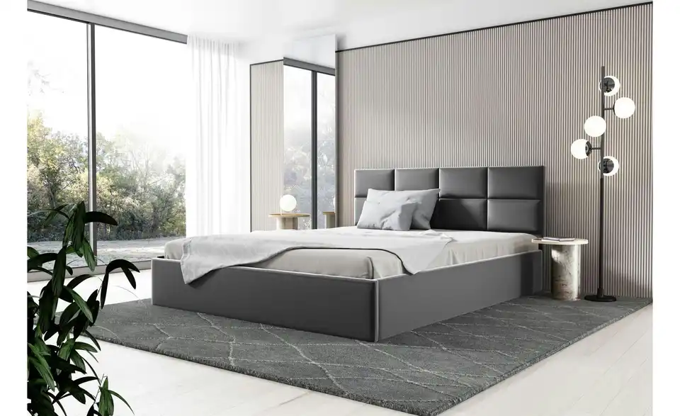 Polsterbett Gobi mit Bettkasten, in Wohnsituation