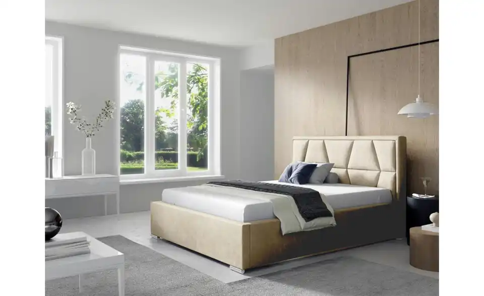 Polsterbett Loca mit Bettkasten, in Wohnsituation