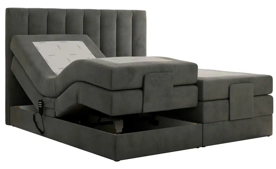 Motor Boxspringbett Comforto mit Bettkasten, Detailansicht