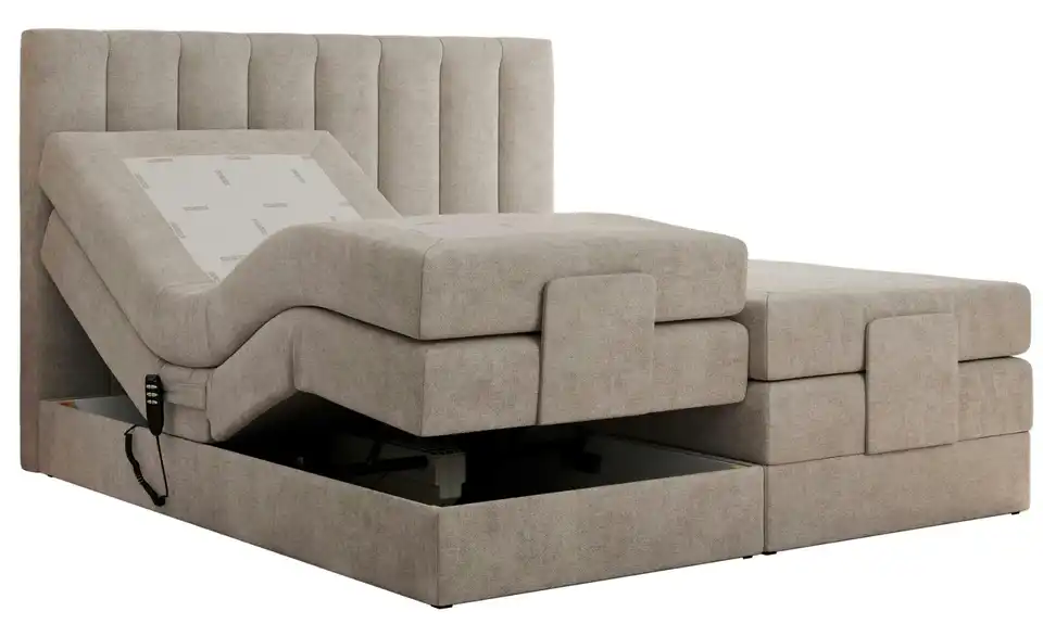 Motor Boxspringbett Comforto mit Bettkasten, Detailansicht