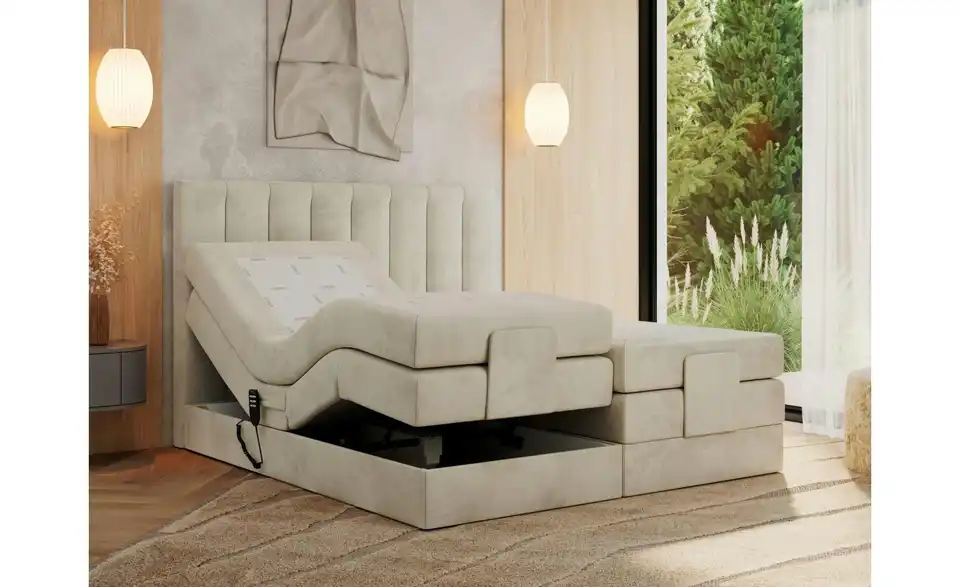 Motor Boxspringbett Comforto mit Bettkasten, Funktionsansicht