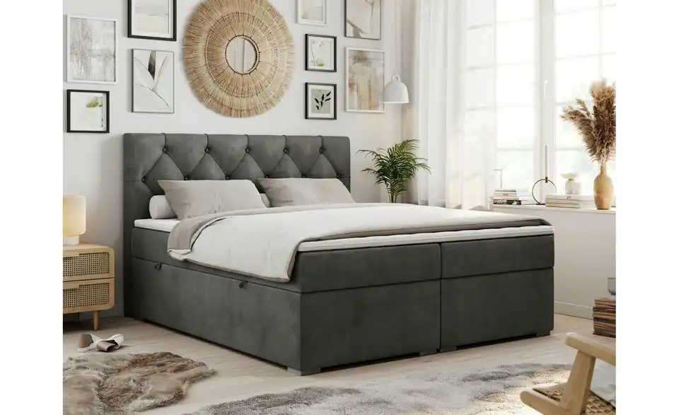 Boxbett Alda mit Bettkasten, in Wohnsituation