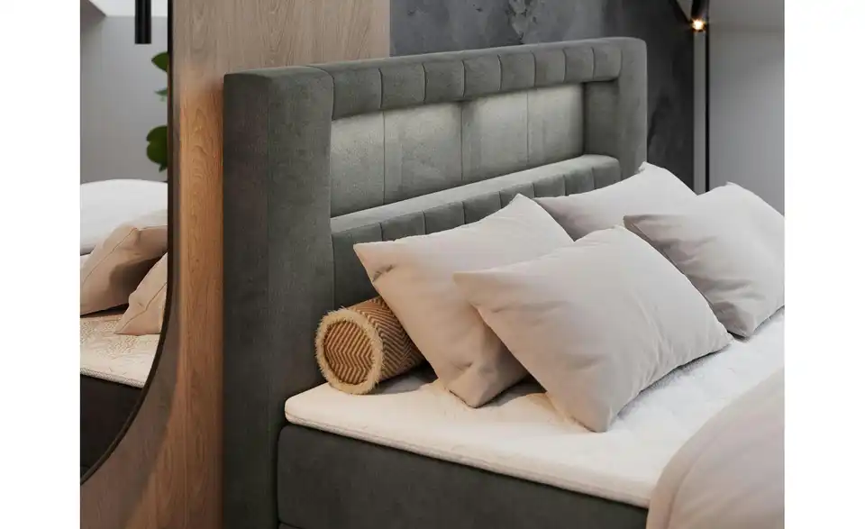 Boxbett Gold 5 mit Bettkasten, in Wohnsituation