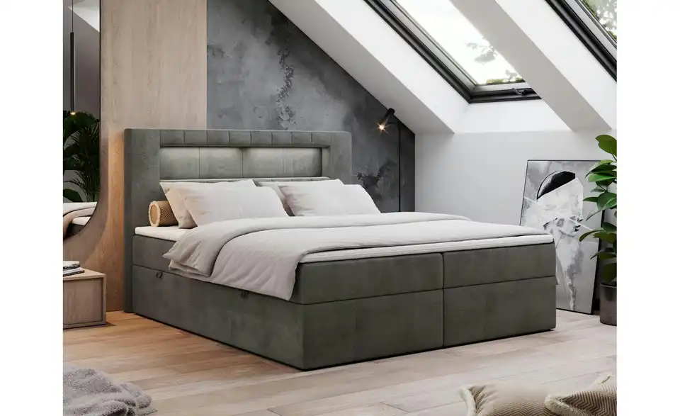 Boxbett Gold 5 mit Bettkasten, in Wohnsituation