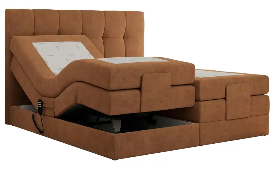 Motor Boxspringbett Vittoria mit Bettkasten, Detailansicht