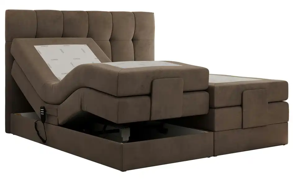 Motor Boxspringbett Vittoria mit Bettkasten, Detailansicht