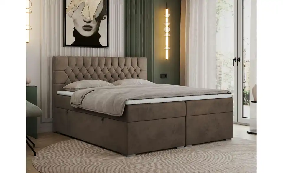 Boxbett Pera mit Bettkasten, in Wohnsituation