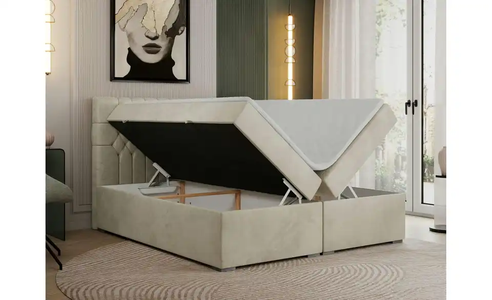 Boxbett Pera mit Bettkasten, Funktionsansicht