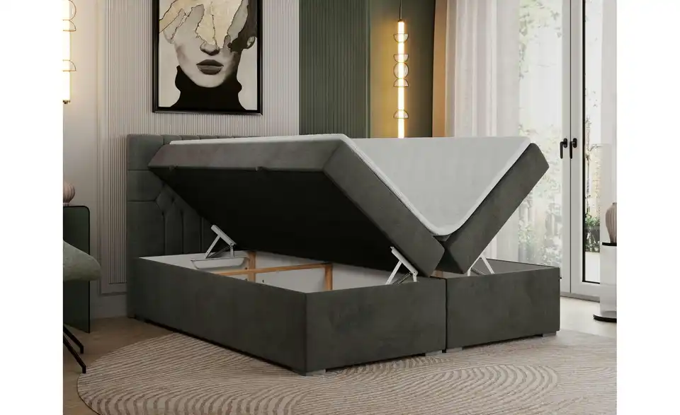 Boxbett Pera mit Bettkasten, Funktionsansicht