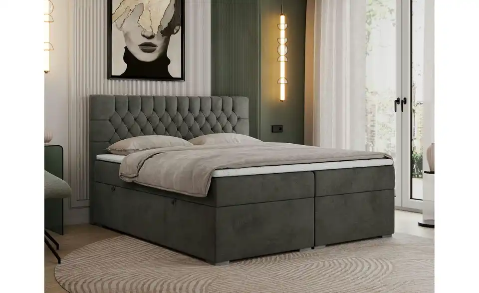 Boxbett Pera mit Bettkasten, in Wohnsituation