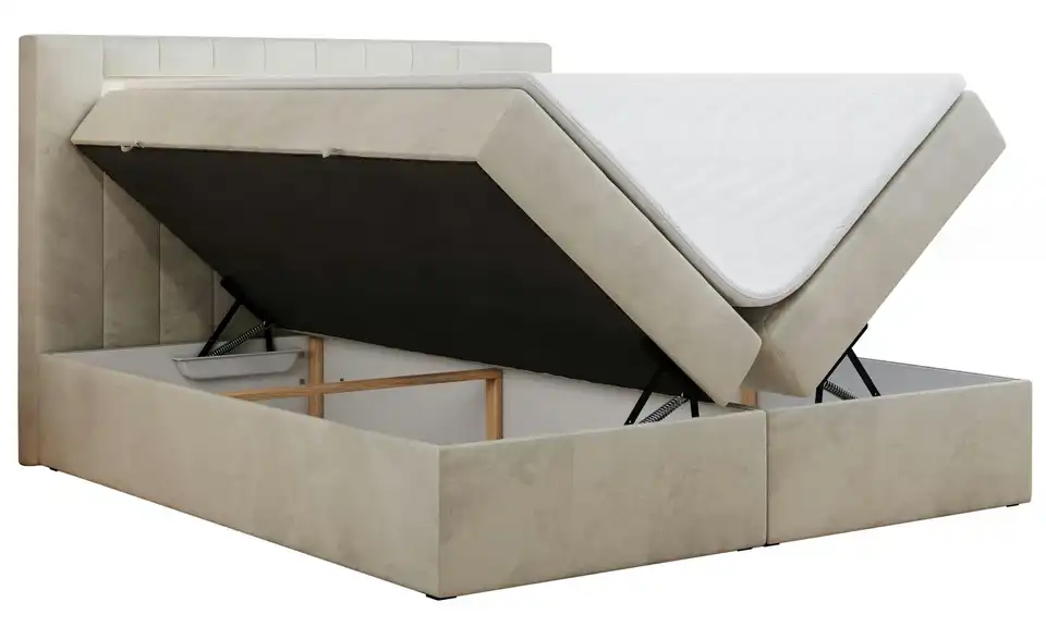 Boxbett Gold 5 mit Bettkasten, Detailansicht