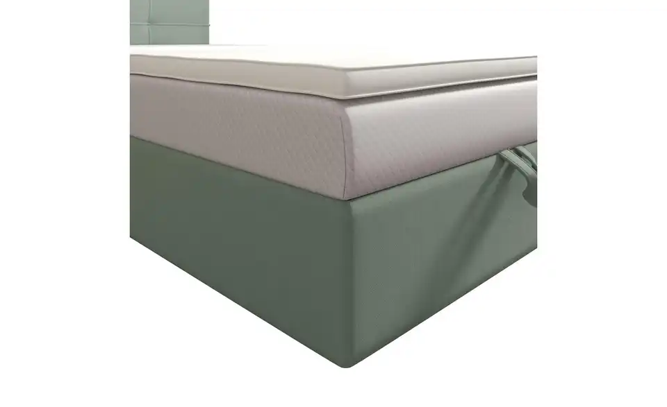 Boxbett Duo 2 mit Stauraum, Matratze H3 und Topper, Detailansicht