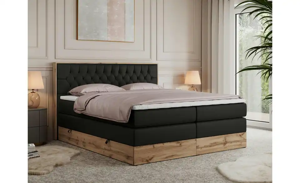 Boxspringbett Amore King mit Bettkasten, in Wohnsituation
