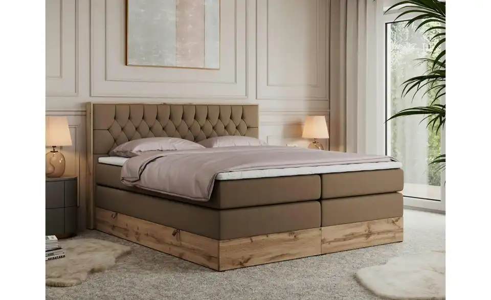 Boxspringbett Amore King mit Bettkasten, in Wohnsituation