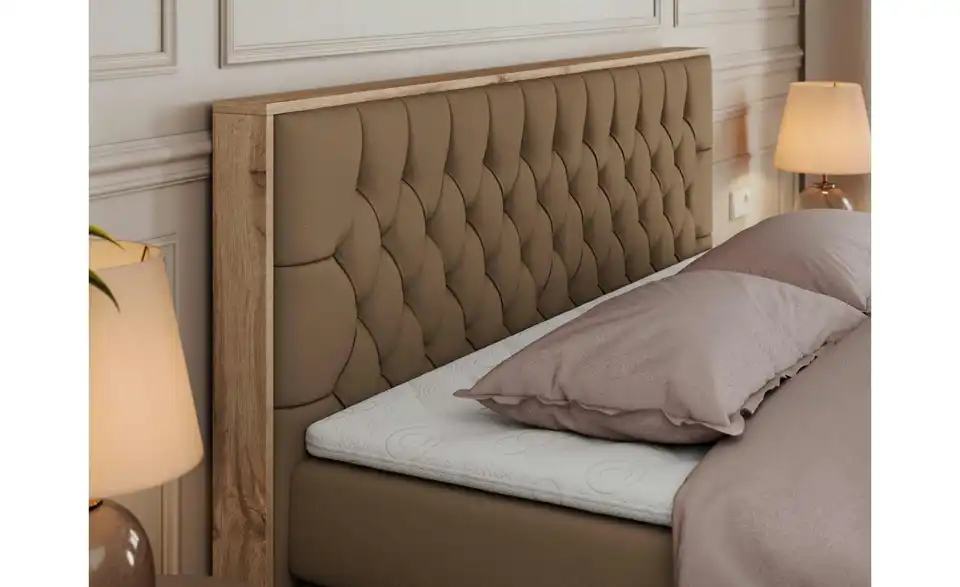 Boxspringbett Amore King mit Bettkasten, in Wohnsituation