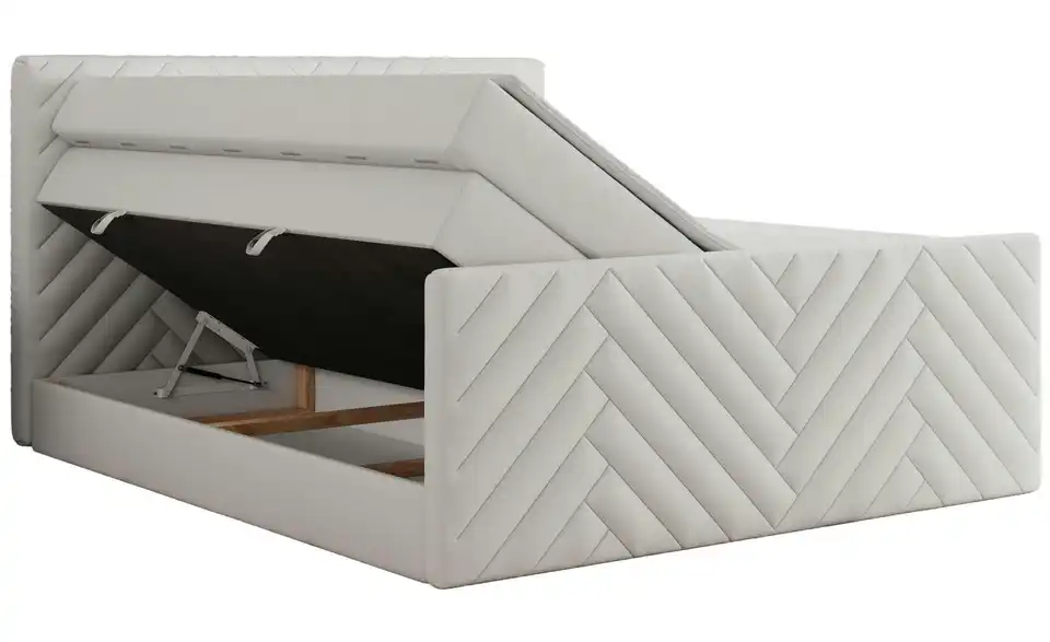 Boxspringbett Paris King Duo mit Bettkasten, Detailansicht