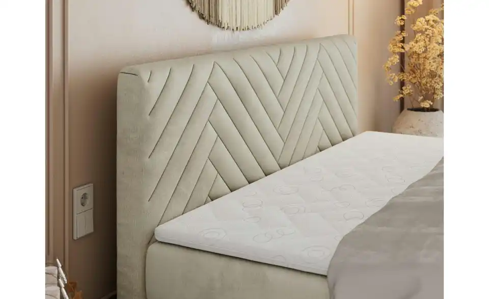 Boxspringbett Paris King Duo mit Bettkasten, in Wohnsituation