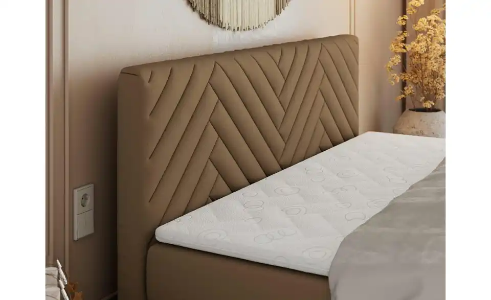 Boxspringbett Paris King Duo mit Bettkasten, in Wohnsituation