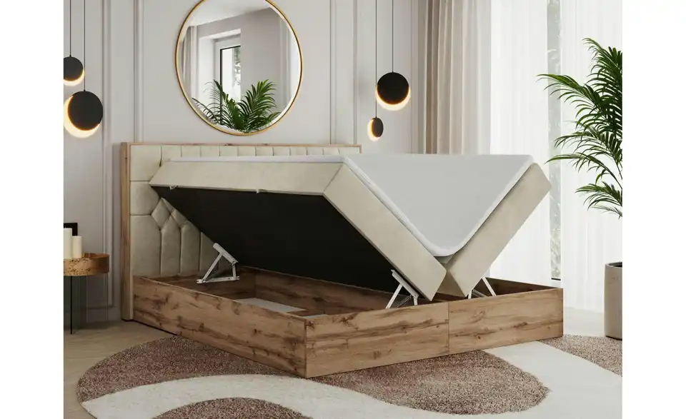 Boxbett Amore mit Bettkasten, Funktionsansicht