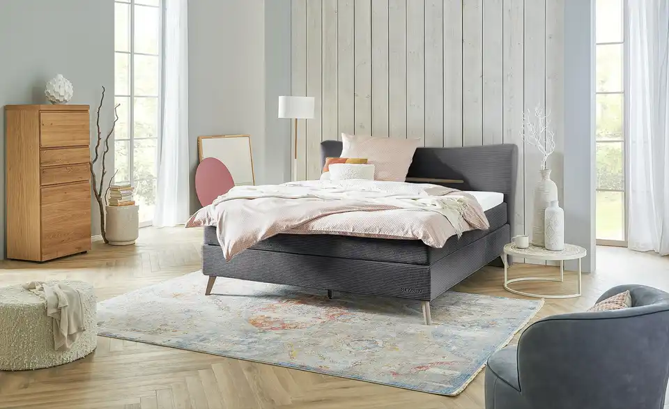 SKAGEN STUDIO Boxspringbett Vestre, in Wohnsituation
