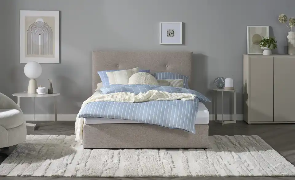 Boxbett Darwen 140x200 cm, Härtegrad H3, Frontansicht