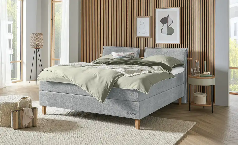 SKAGEN STUDIO Boxspringbett Voodie, in Wohnsituation